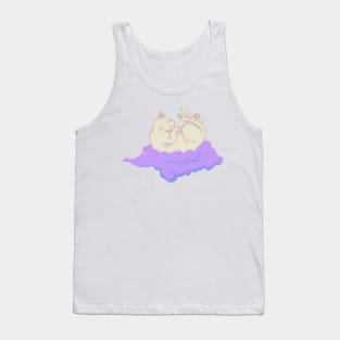 Sleepy Cat Lofi Tank Top